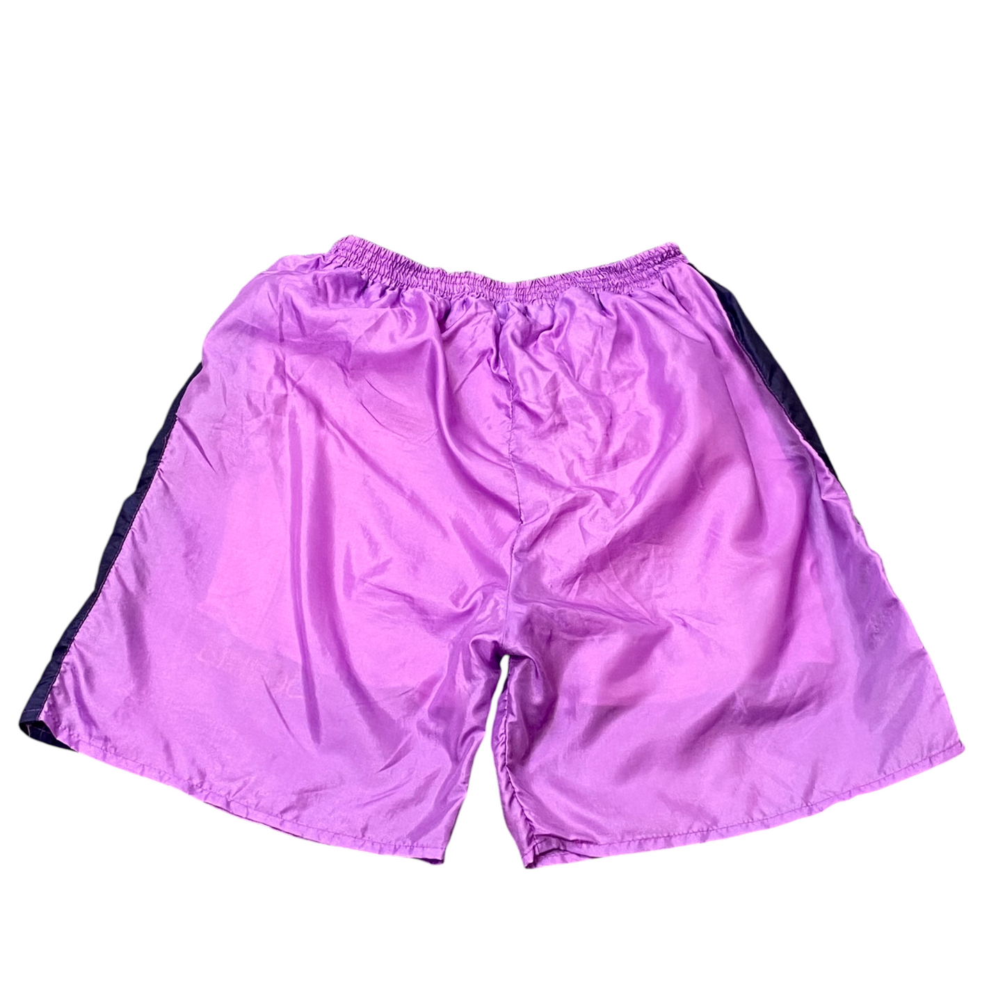 Jennis Shorts Womens XXL Purple Embroidered Logo Elastic Waist Athletic Fit