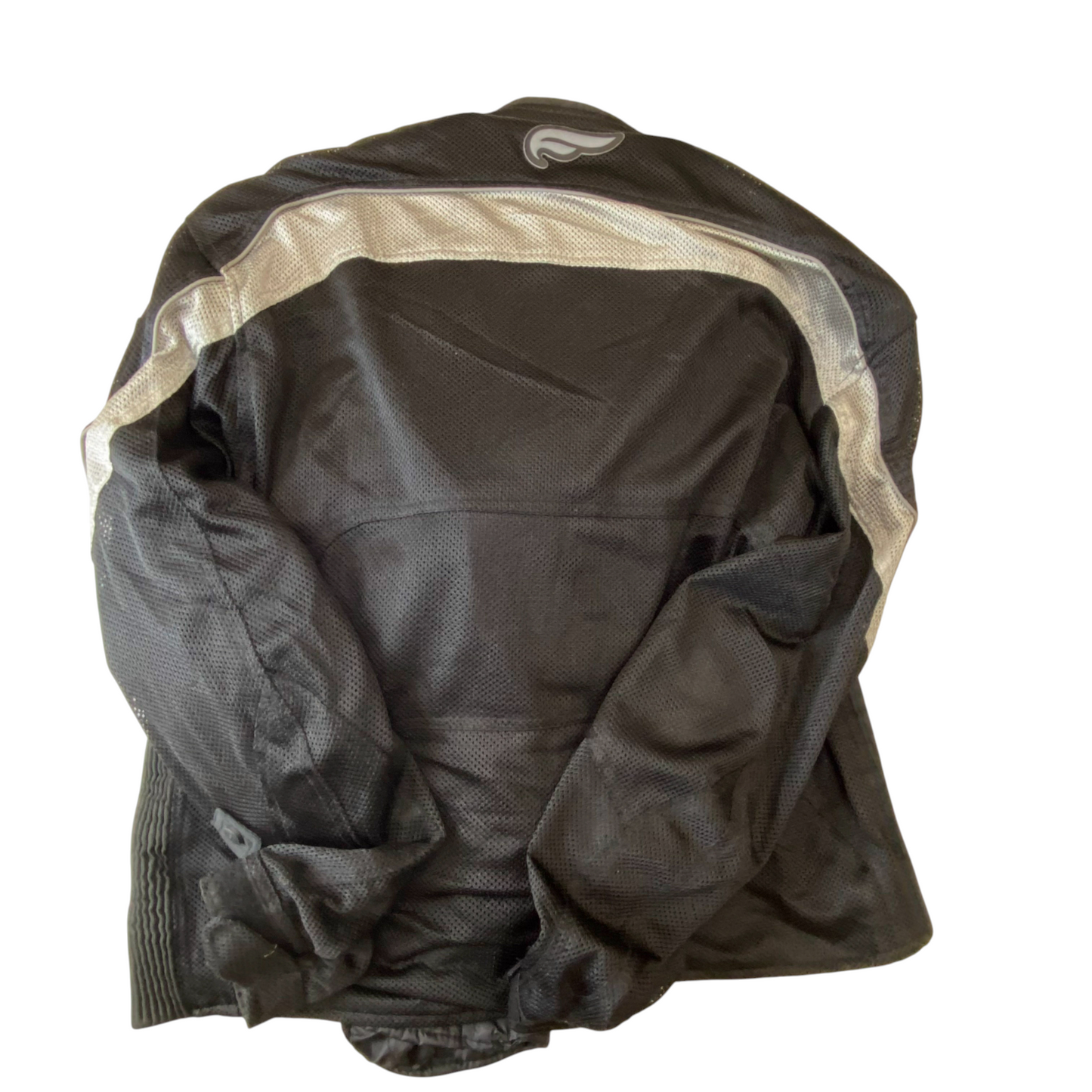 Fulmer Motorcycle Jacket Mens 2XL Black Armored Mesh Long Sleeve Racing Full Zip