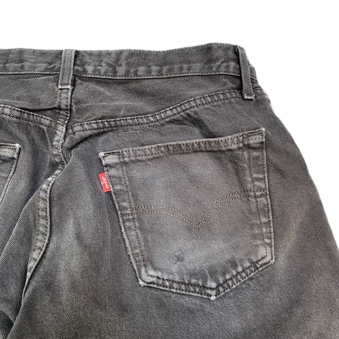Levi's Jeans Fits as Mens 32" Waist Black Double Stitch Americana Streetwear