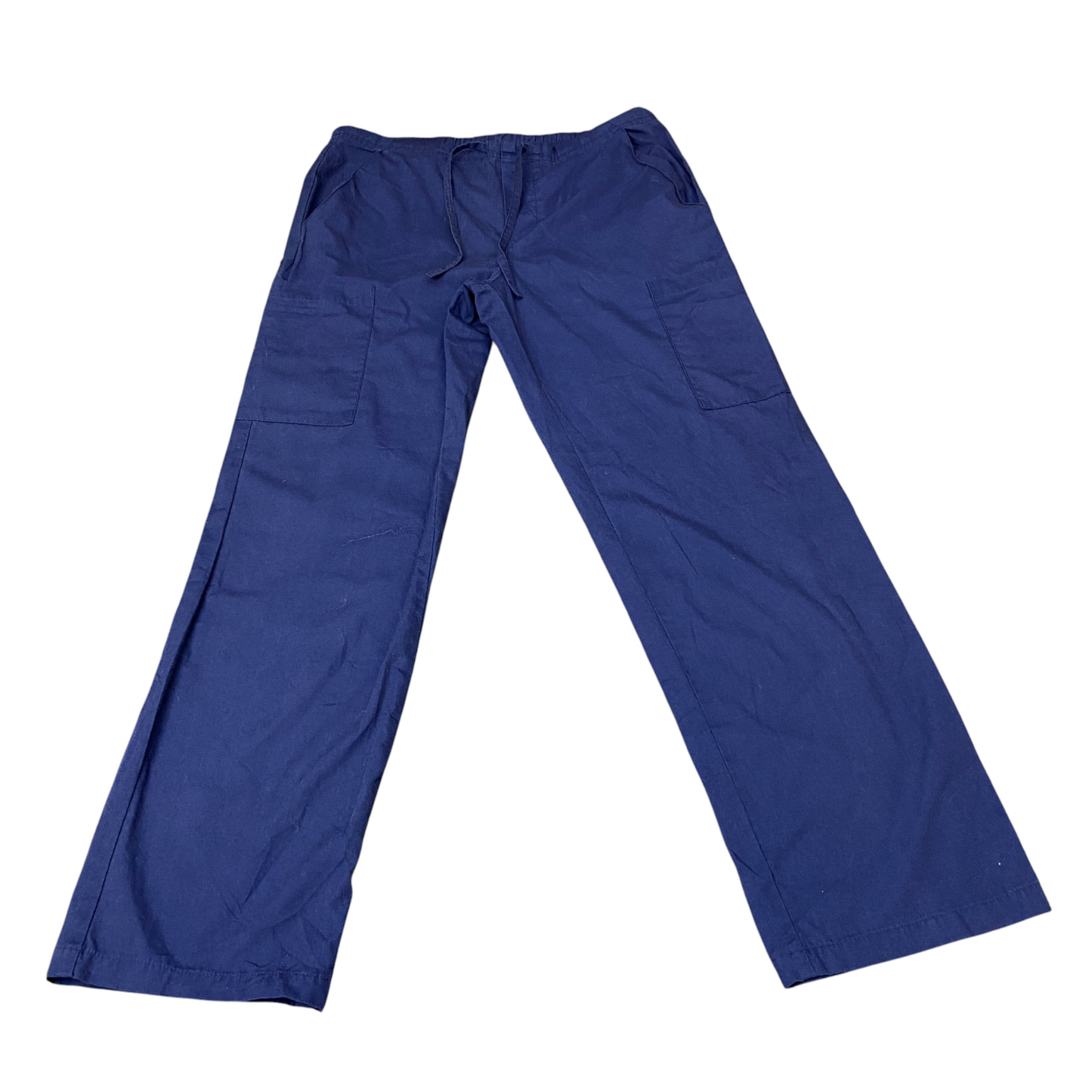 Dickies Medical Scrub Pants Womens XS Navy Blue Stretch Drawstring Elastic Waist