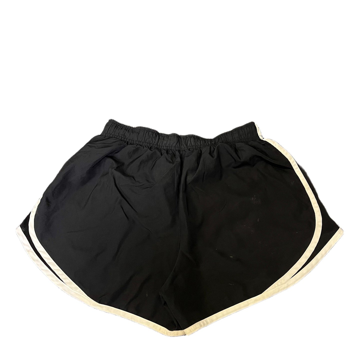 Nike Dri-FIT Running Sprinter Shorts Fits as Women S 26" Waist Black Dolphin Hem