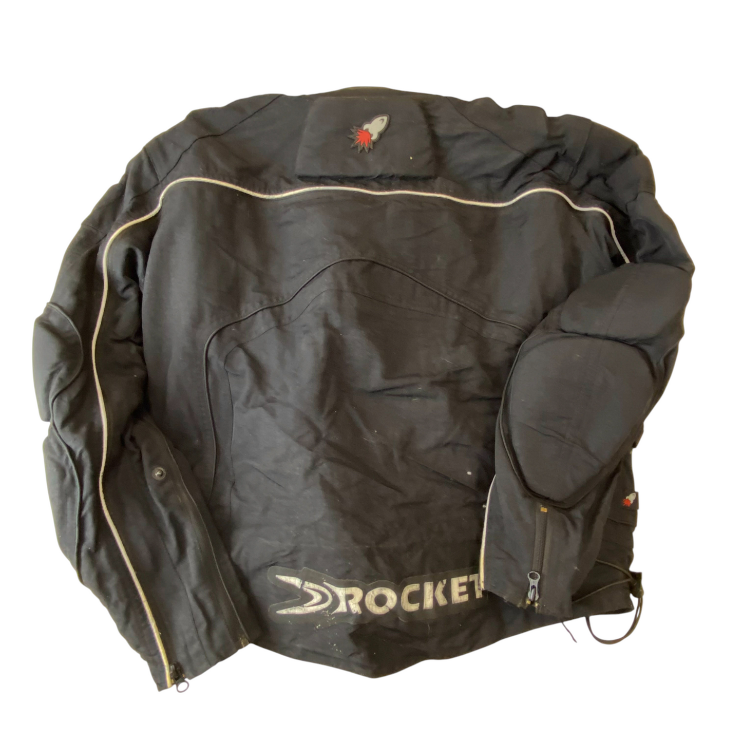 Joe Rocket Motorcycle 3-in-1 Jacket Women Small Black Padded Sleeve Drawcord Hem