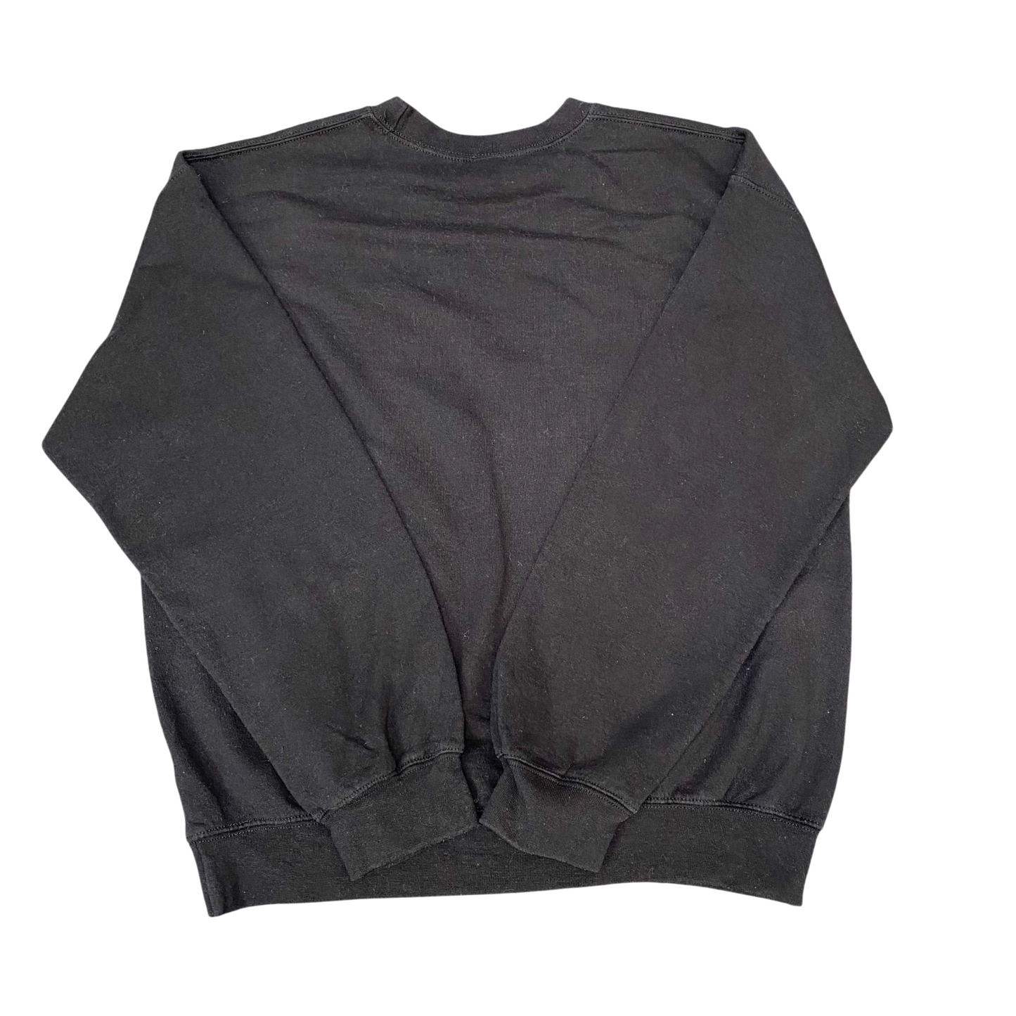 Gildan Sweatshirt Mens Medium Black Toe Pick Apparel Long Sleeve Crew Neck