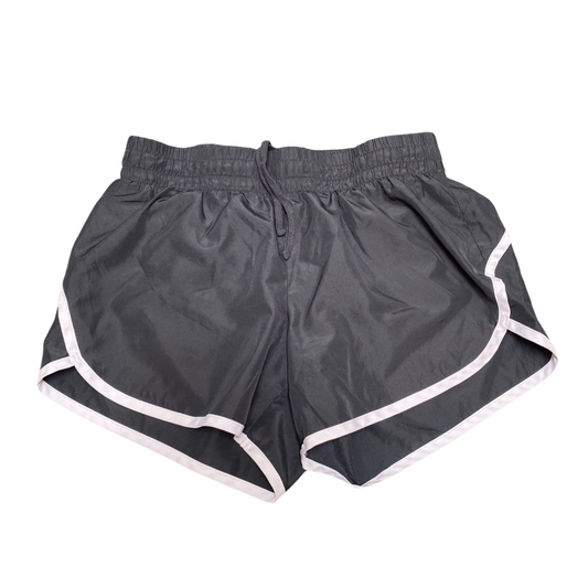 Athletic Running Sprinter Shorts Womens Small Black Elastic Waist Drawstring