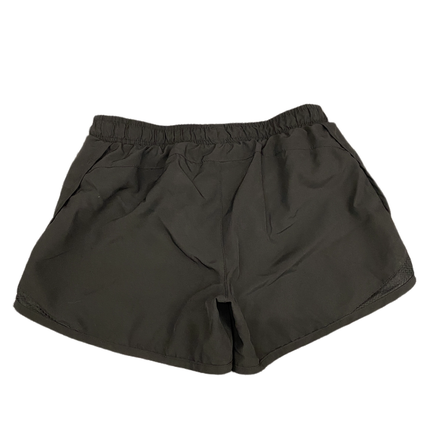 Activewear Shorts Womens Small 25" Waist Black Lined Dolphin Hem Elastic Waist