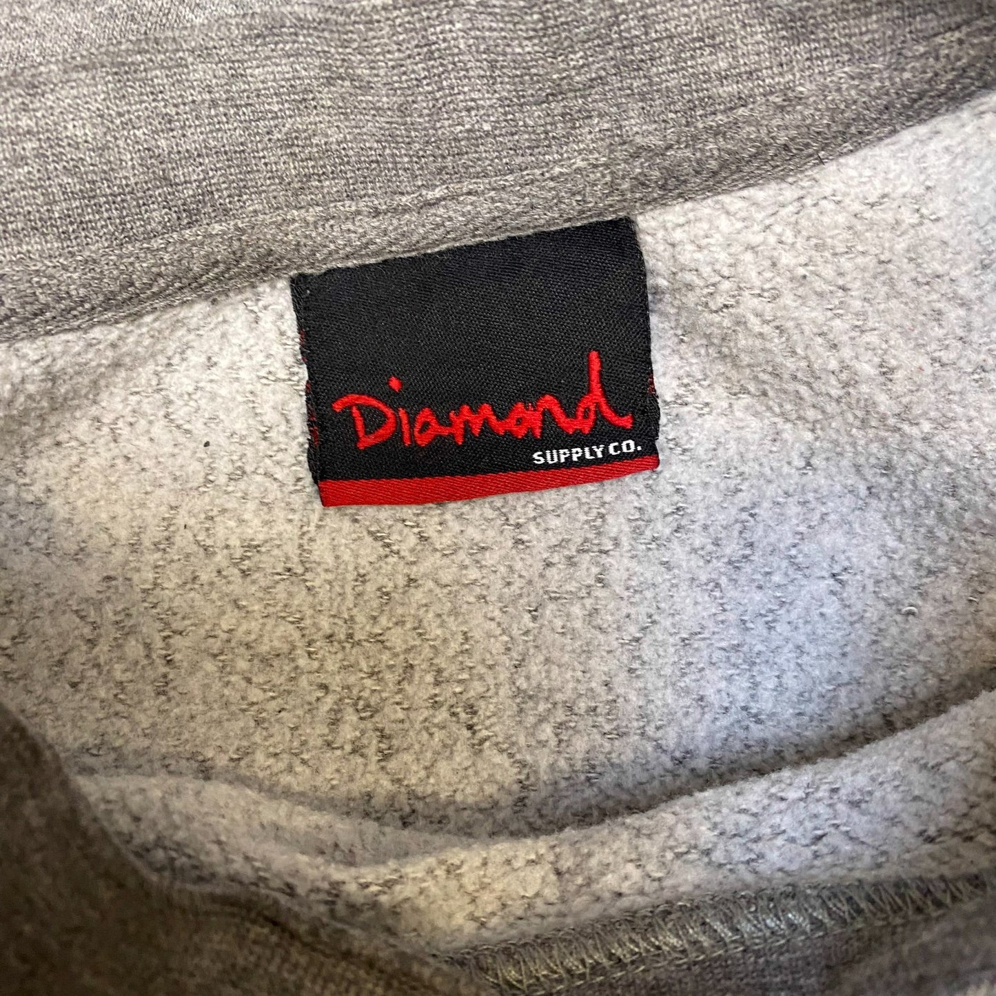 Diamond Supply Co. Sweatshirt Mens Medium Grey Forever Graphic Print Crew Neck