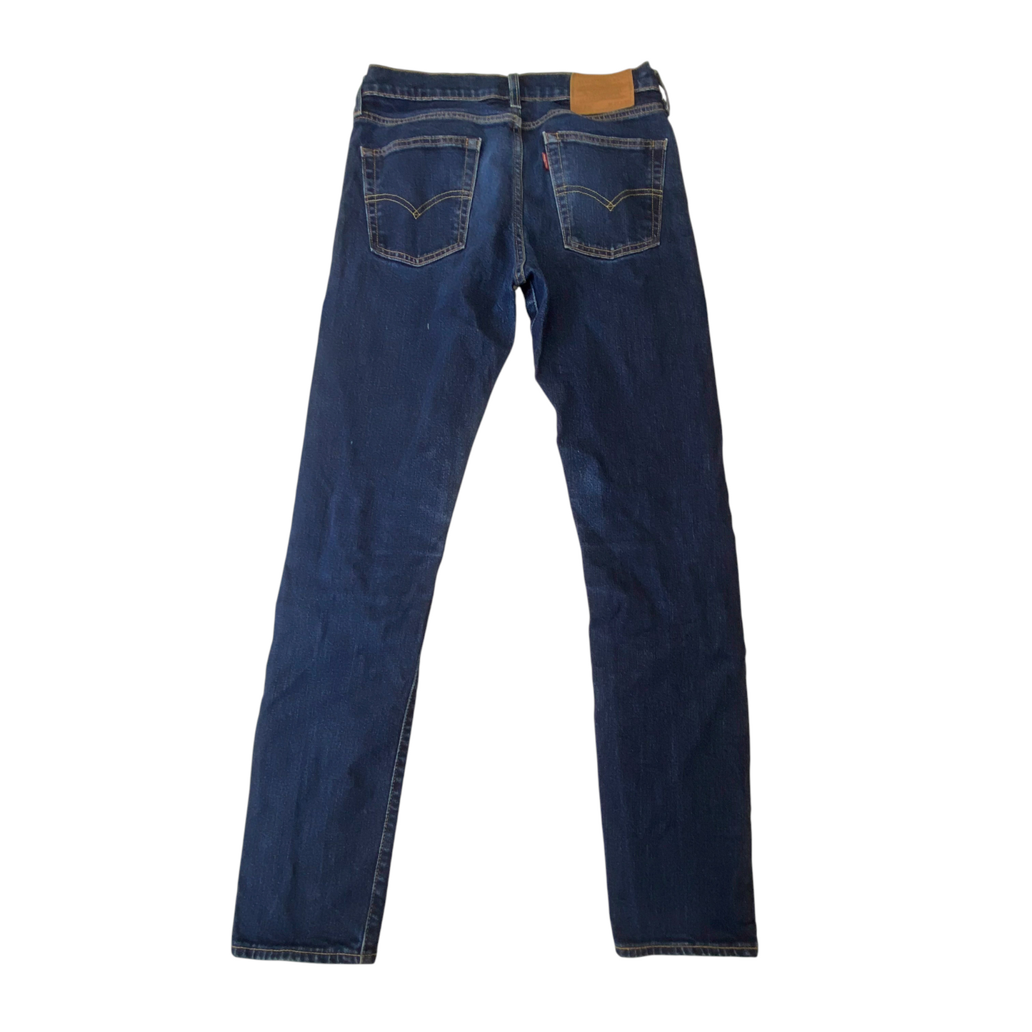 Levi's 510 Jeans Mens Small Blue Denim Slim Straight Fit Dark Wash Pockets