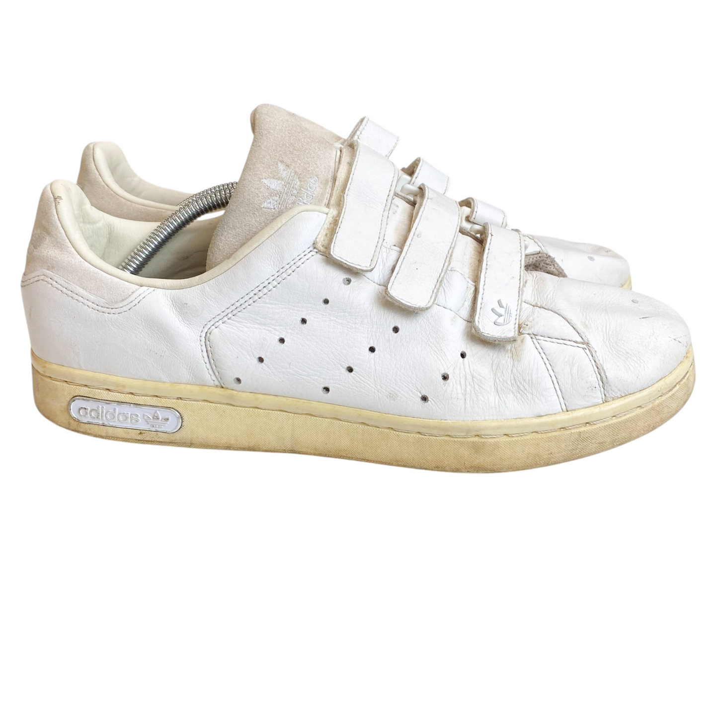 adidas Performance Training Sneakers Men's UK 10 White Leather Comfort Low Top