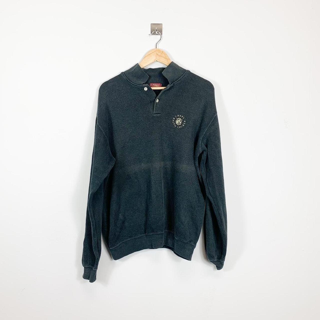 Vintage Chaps Buttoned Sweatshirt