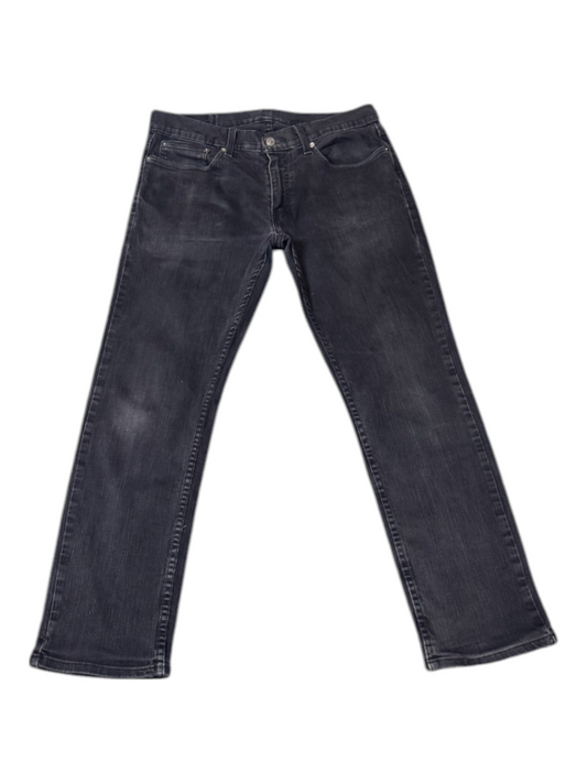Levi's Jeans Mens 33W 30L Black 559 Denim Red Tab Dark Wash Straight Leg Preppy