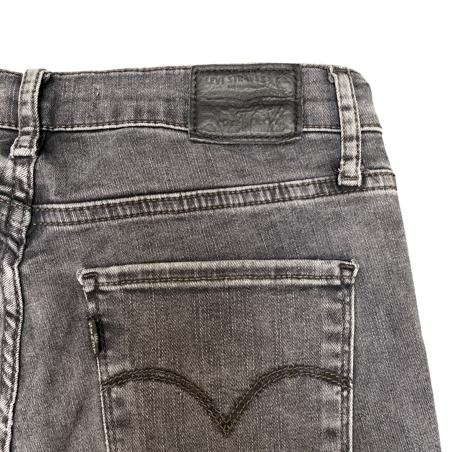 Levi's Jeans Women's 28" Waist Grey Denim Premium 720 High Rise Super Skinny Leg