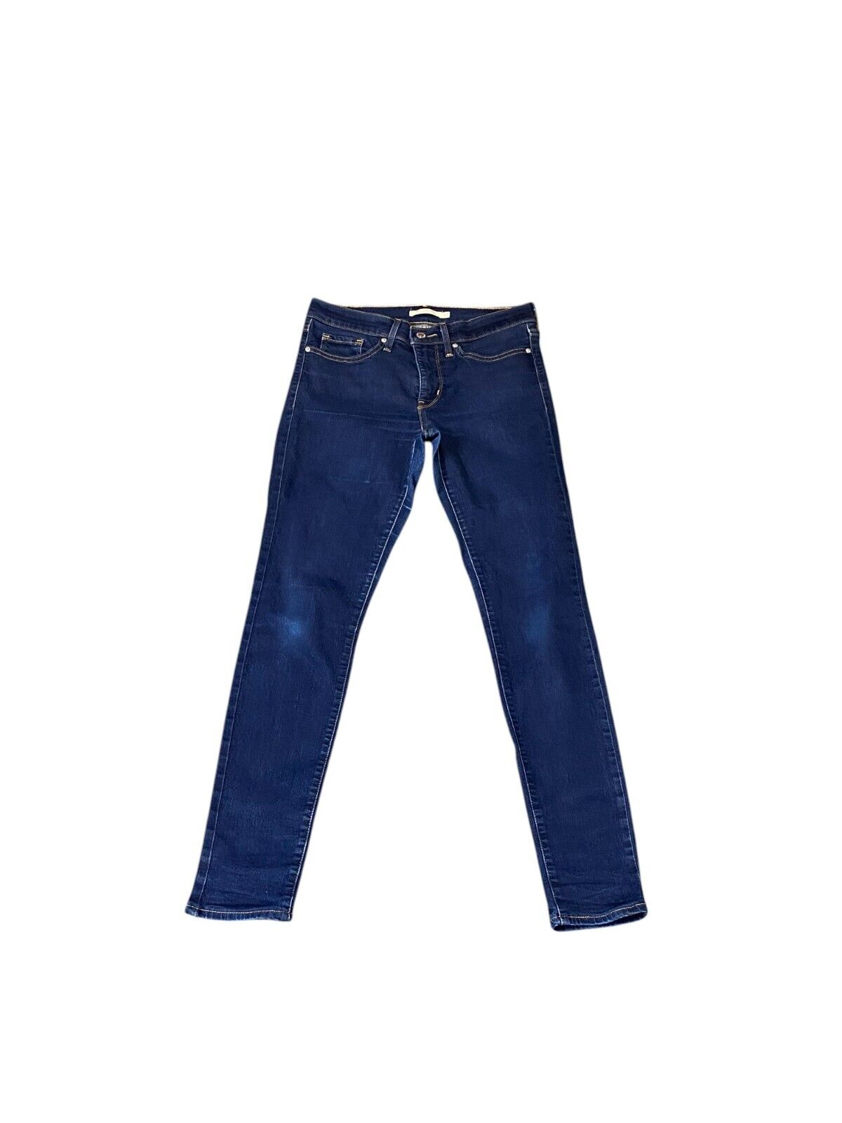 Levi's Jeans Womens 29W 30L Blue Denim Red Tab Stretch Comfort Skinny Leg Preppy