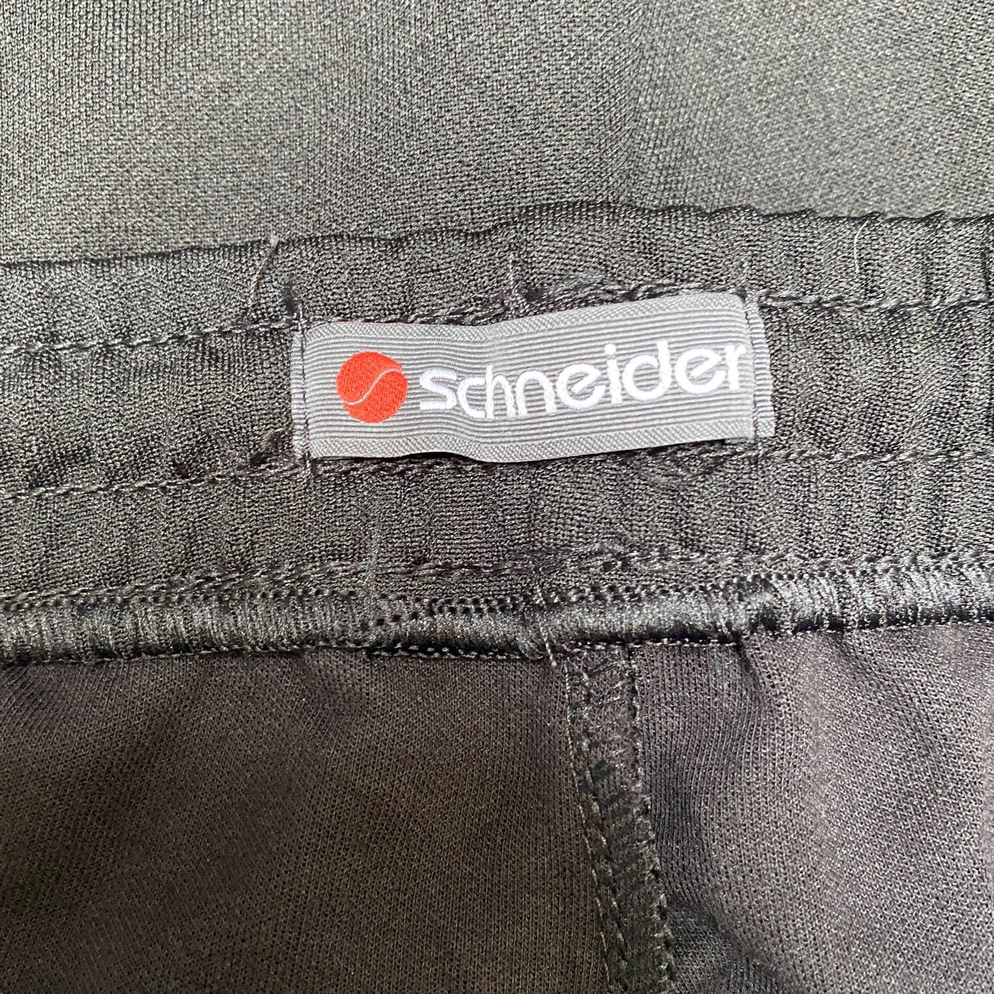 Schneider Joggers Fits as Mens 33" Waist Black Side Zipper Drawstring Trouser