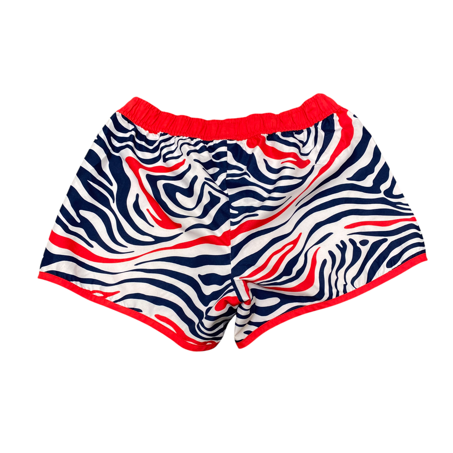 Board Shorts Womens XL Multicoloured Elastic Waist Dolphin Hem Athletic Gym Fit