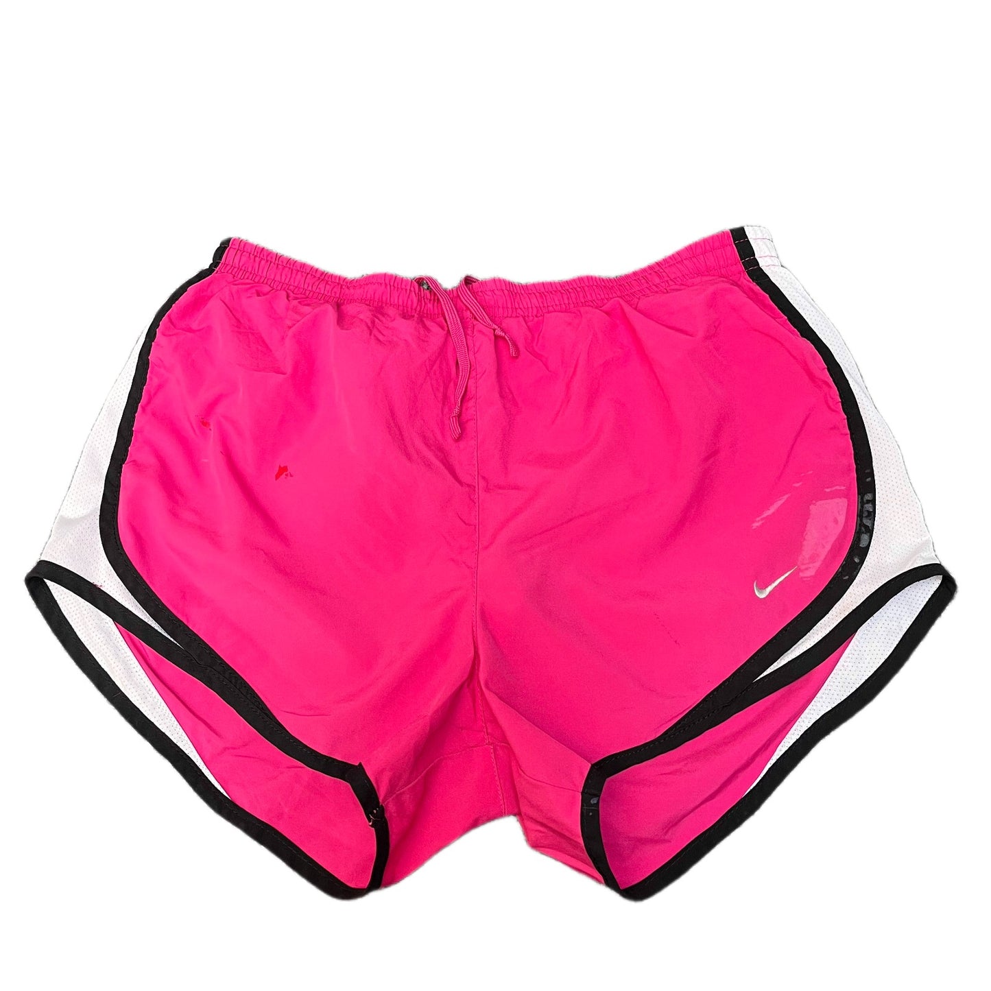 Nike Running Sprinter Shorts Womens Small 28" Waist Pink Mesh Panels Dolphin Hem