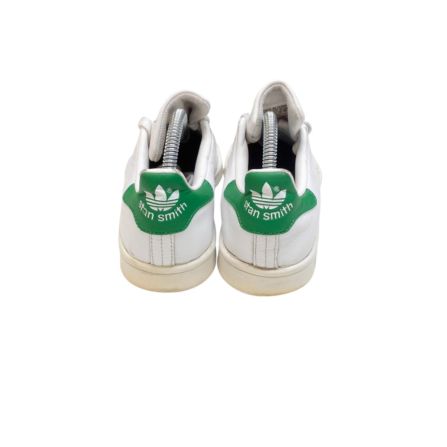 Adidas Originals Stan Smith Sneakers Women 4.5 White Green Casual Tennis Classic