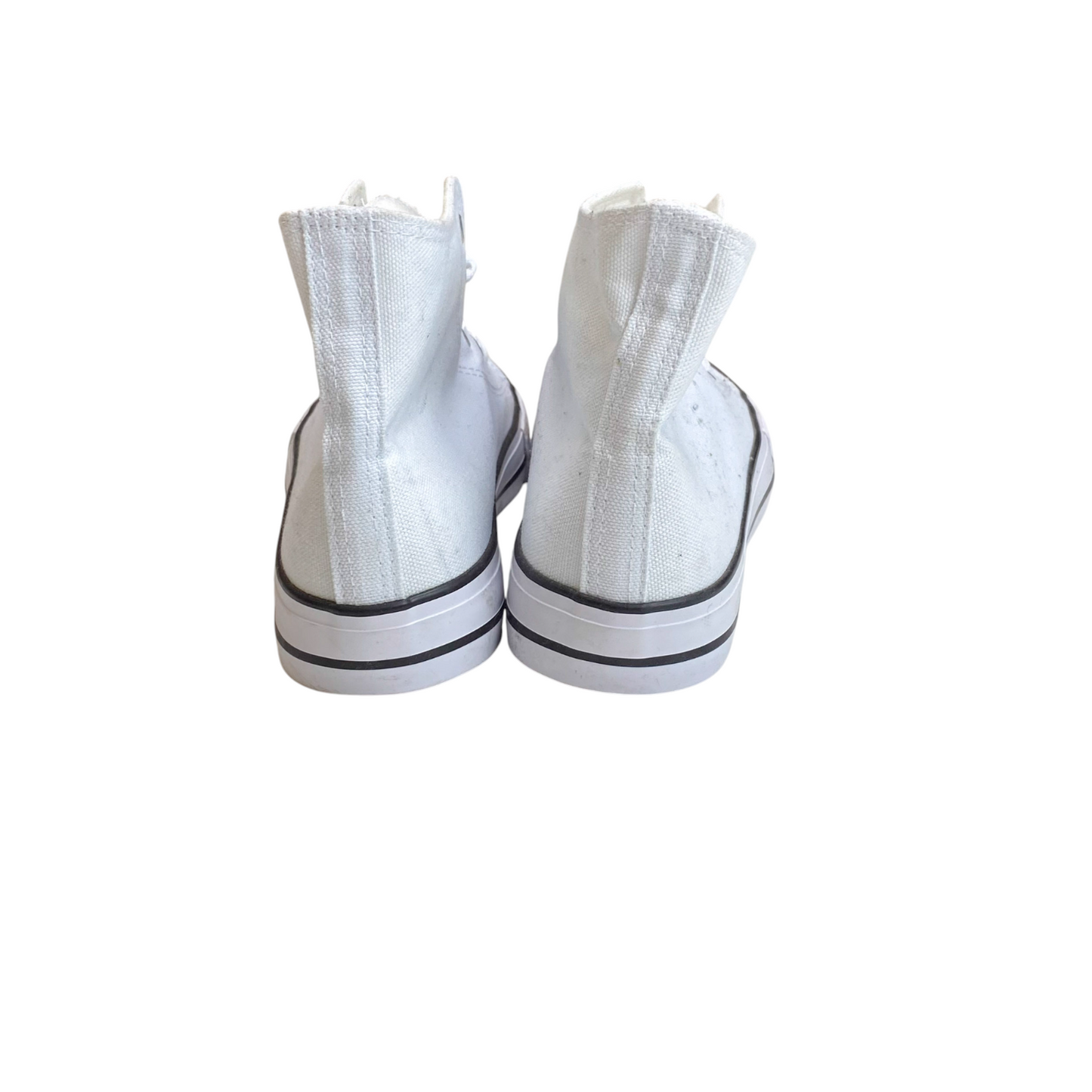 Converse Chuck Taylor All Star Sneakers Men's UK 7.5 White Canvas High Top