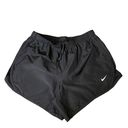Nike Running Sprinter Shorts Fits as Women S 24" Waist Black Workout Dolphin Hem