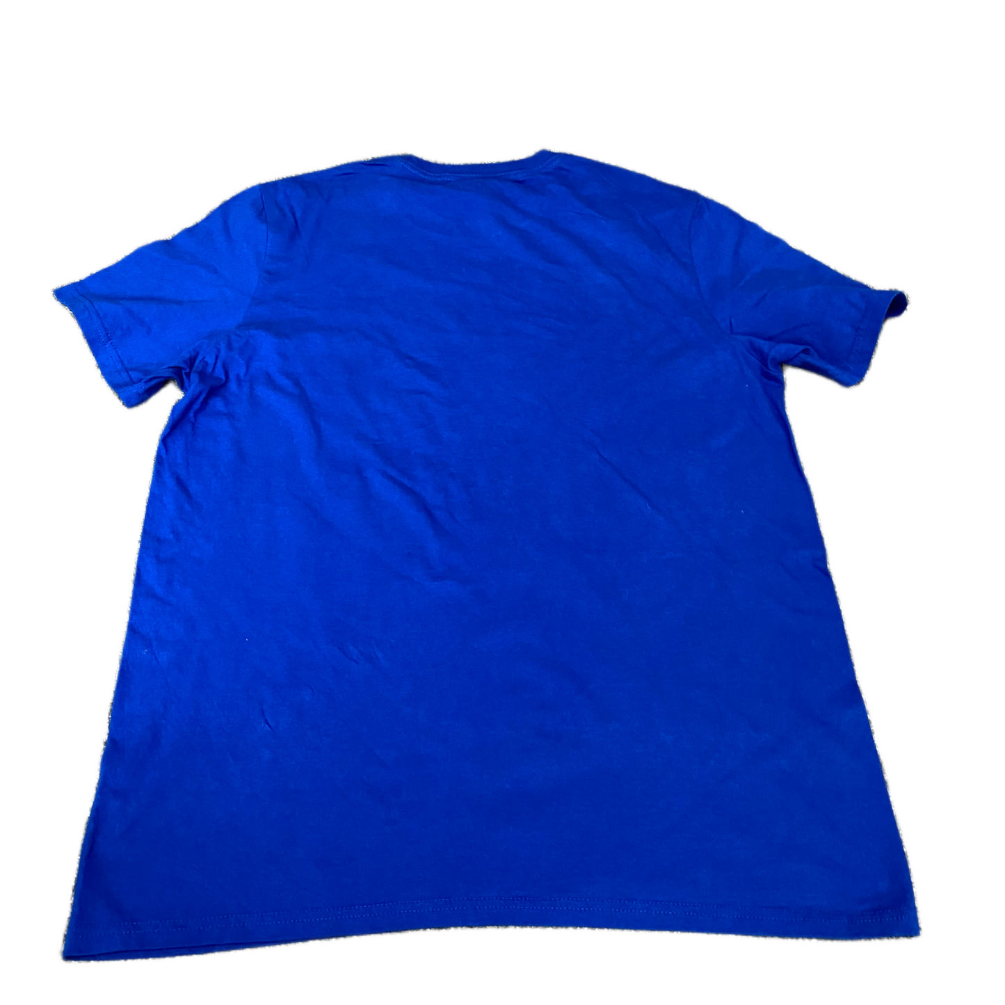 Adidas Amplifier T-Shirt Womens L Blue Relaxed Fit Moisture Wicking Crewneck Tee