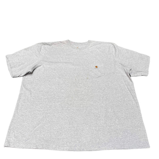 Carhartt Pocket T-Shirt Mens 2XL Grey Heather Original Fit Short Sleeve Pullover