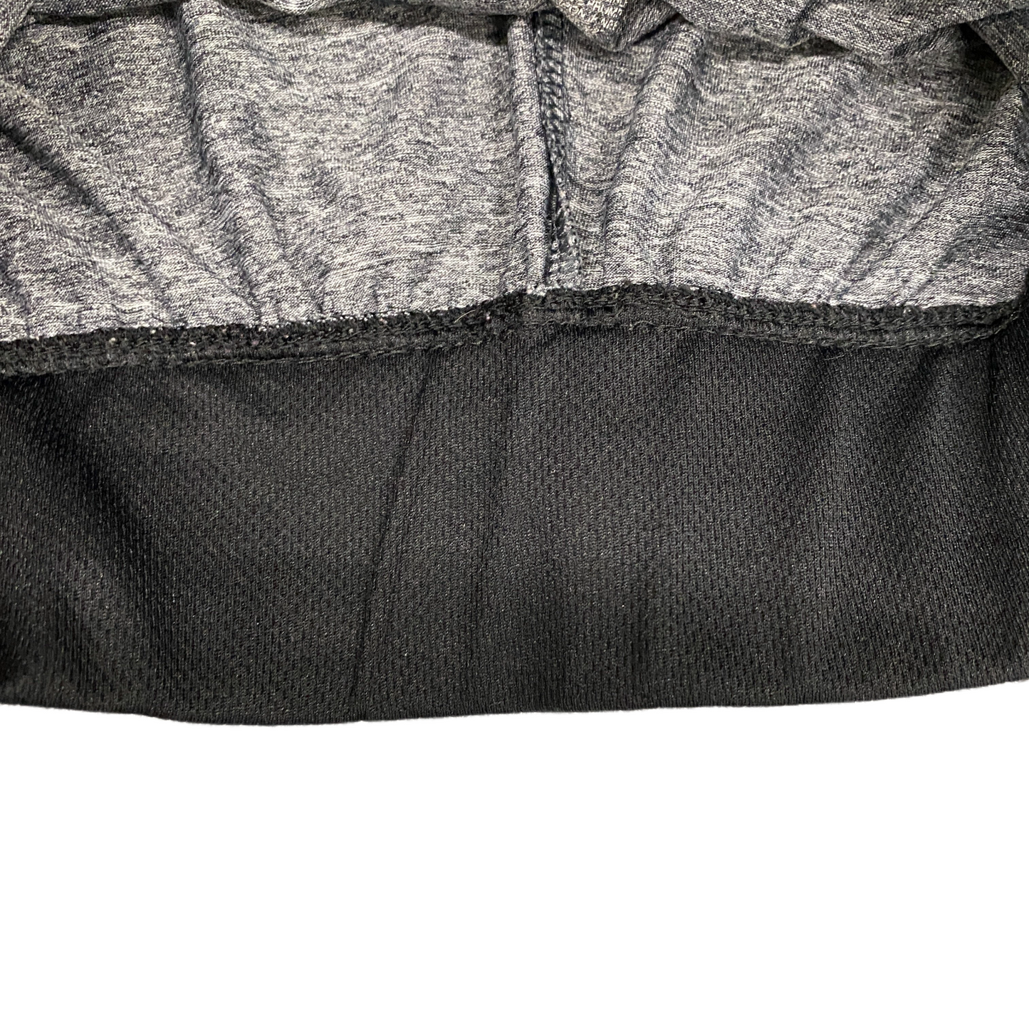 Athletic Shorts Women Small 26" Waist Grey Pink Mesh Panel Elastic Waist Pull On