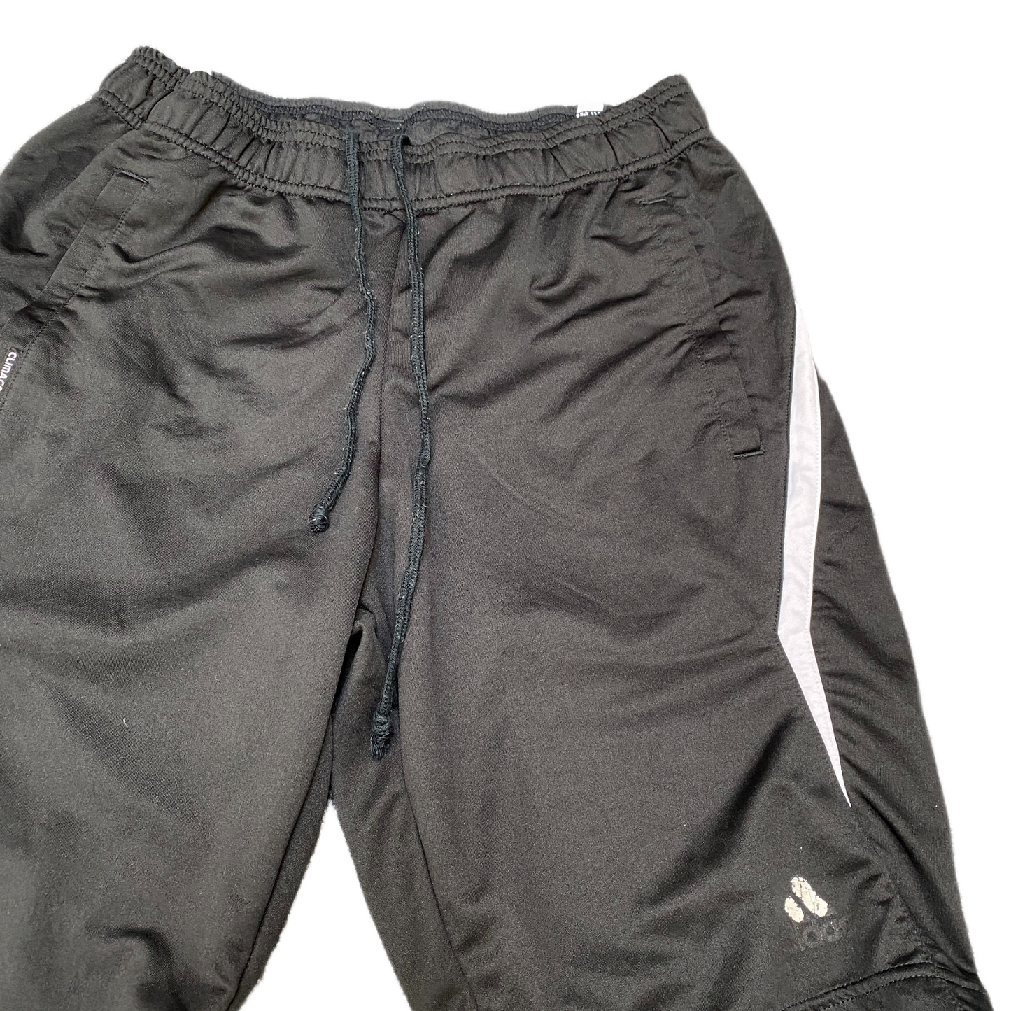 Adidas Climacool 365 Shorts Mens XS 25" Waist Black Elastic Waist Drawstring