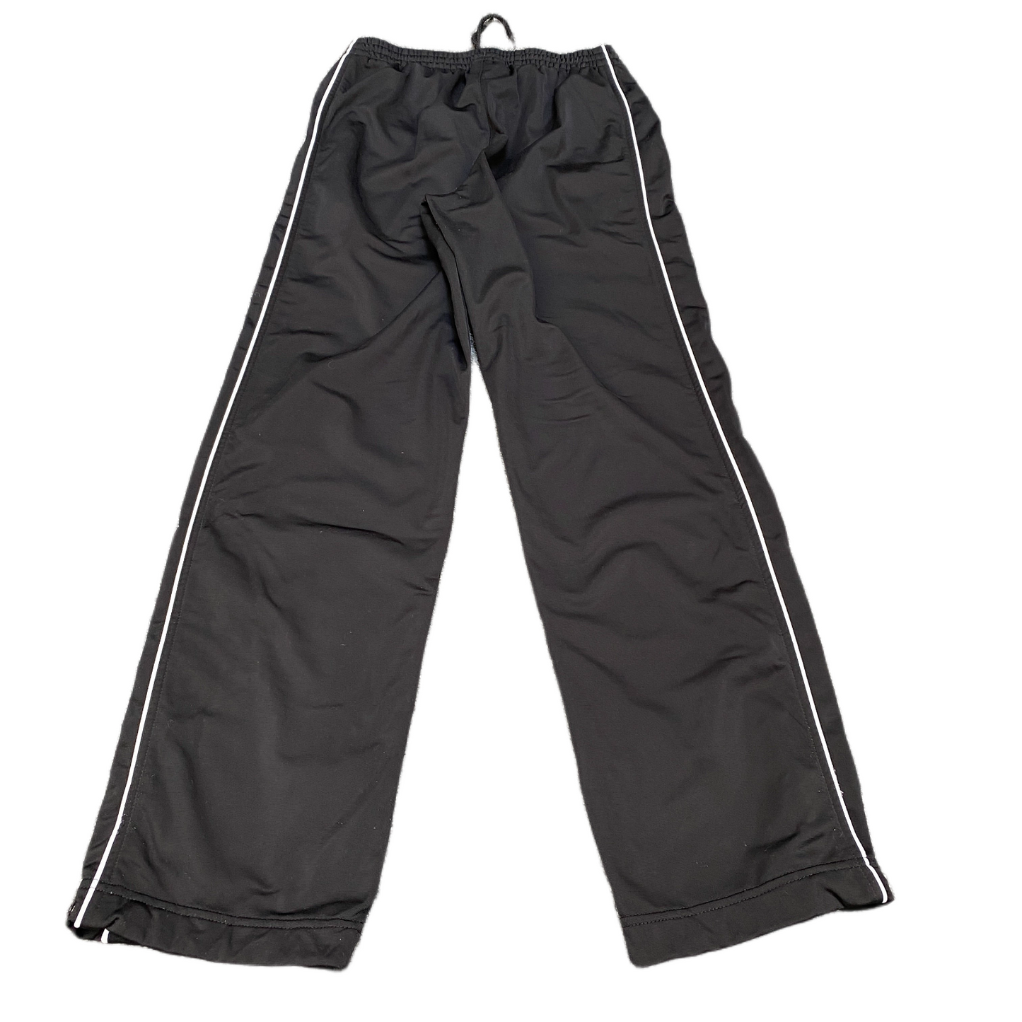 Champion Joggers Fits as Girls 24" Waist Black Logo Drawstring Straight Trousers