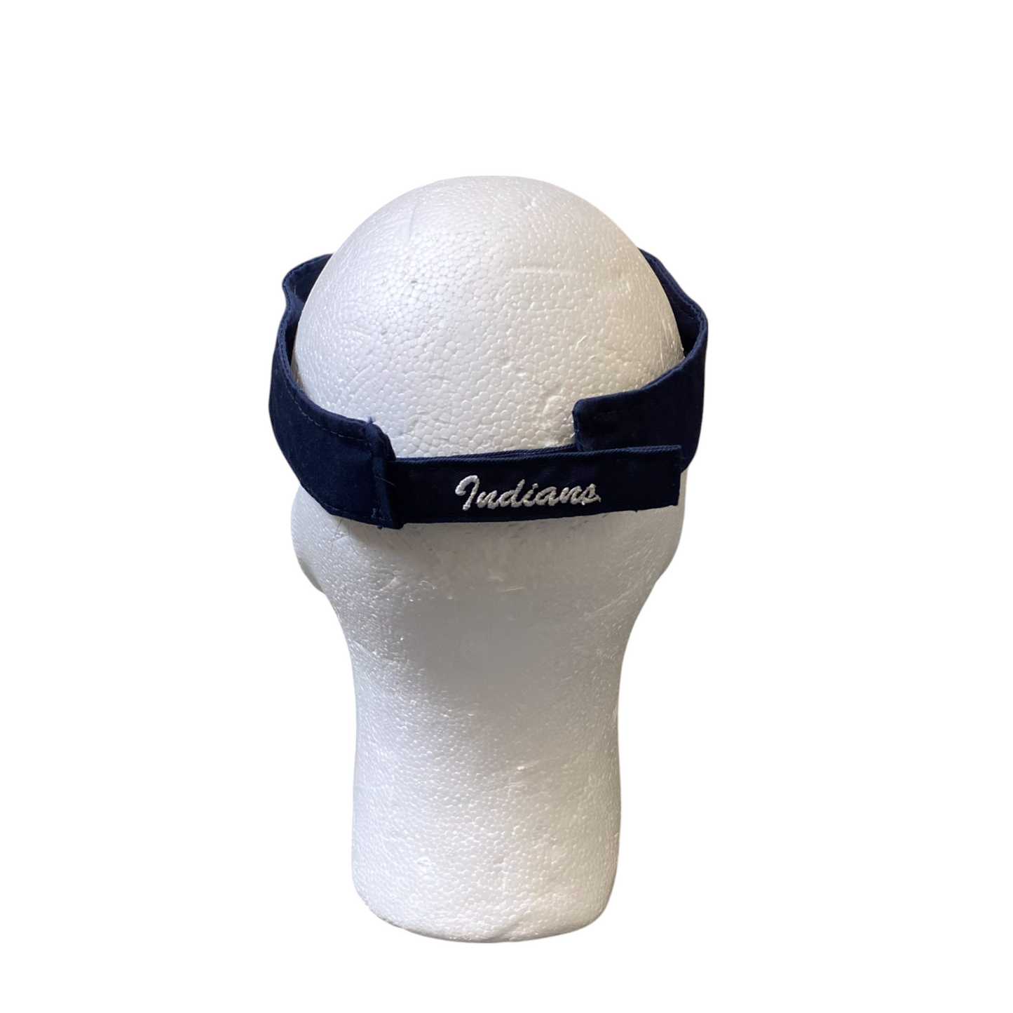 MLB Cleavland Indians Outdoor Cap Sports Visor Hat OSFM Blue Embroidered Logo