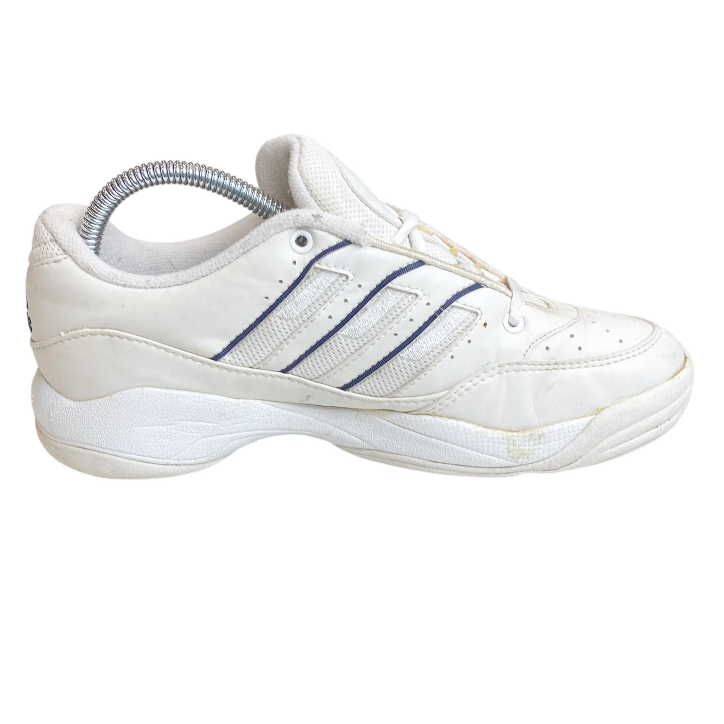 Adidas Casual Sneakers Trainers Women's UK 5 White Leather Low Top Lace Up