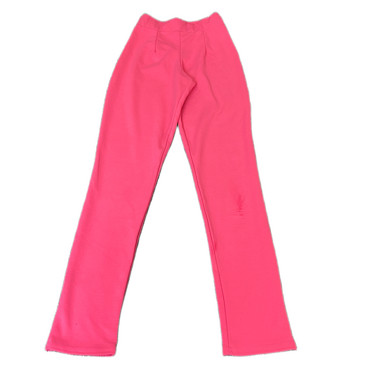 Prettylittlething Joggers Fits as Womens 22" Waist Pink Skinny Leg Trousers