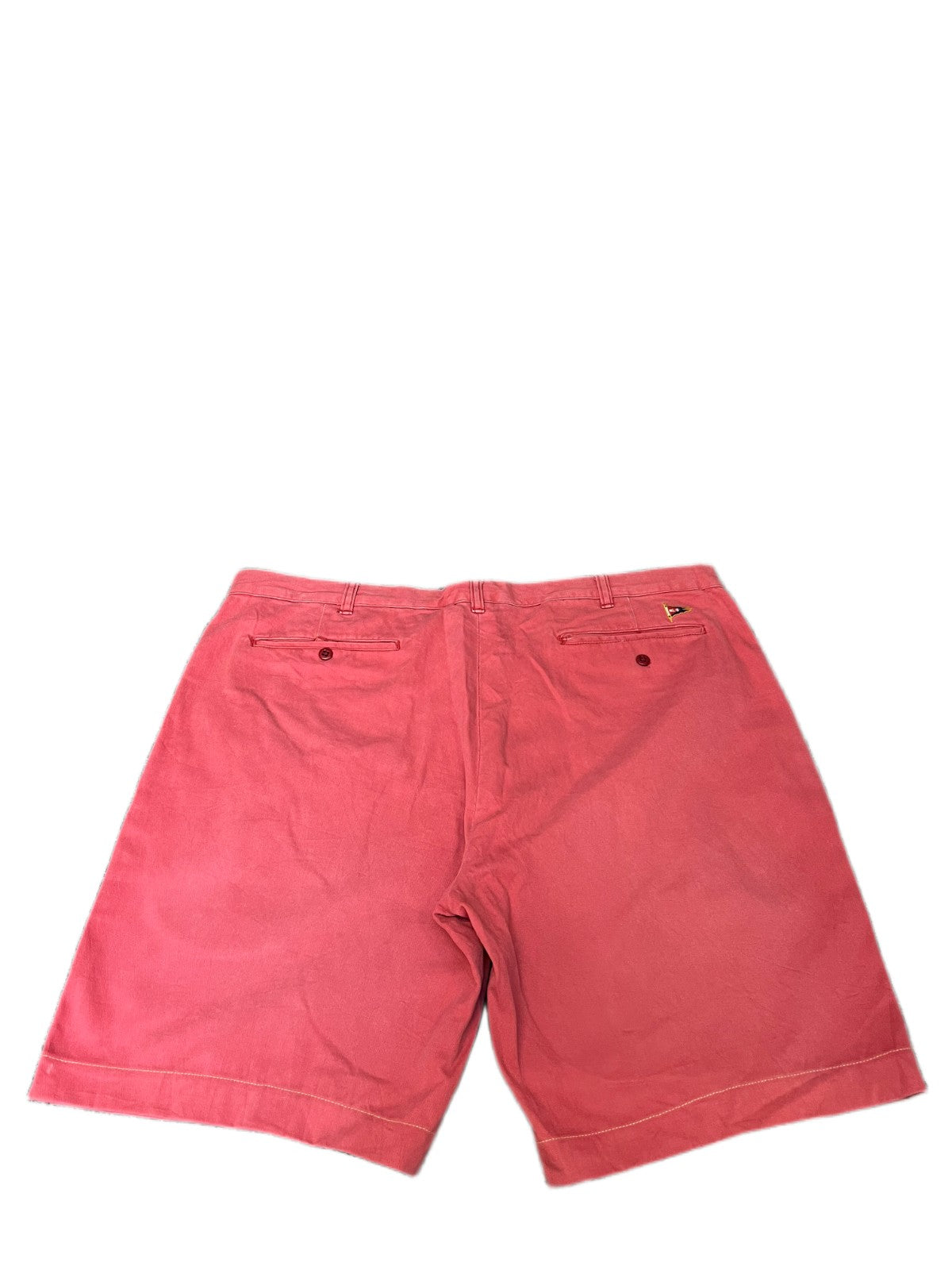 Polo Ralph Lauren Classic Chino Shorts Fits as Mens XL 42" Waist Pink Flat Front