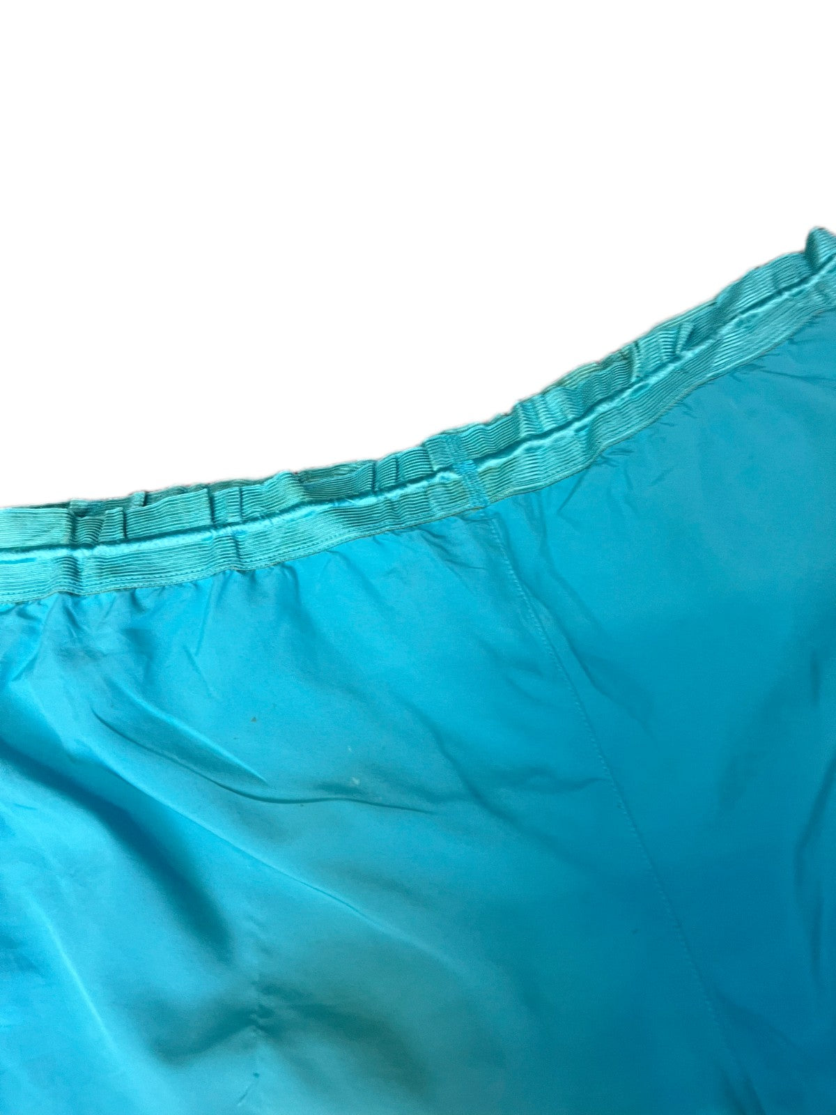 Nike Dri-Fit Running Shorts Fits as Womens 2XL 37" Waist Turquoise Dolphin Hem