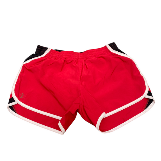 Holloway Sprinter Running Shorts Girls XL Red Elastic Waist Dolphin Hem Stretch