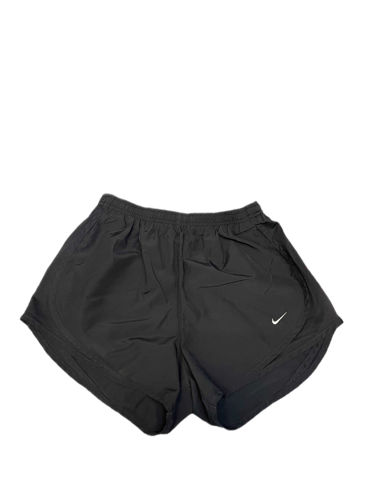Nike Running Tempo Shorts Womens Small 24" Waist Black Performance Dolphin Hem