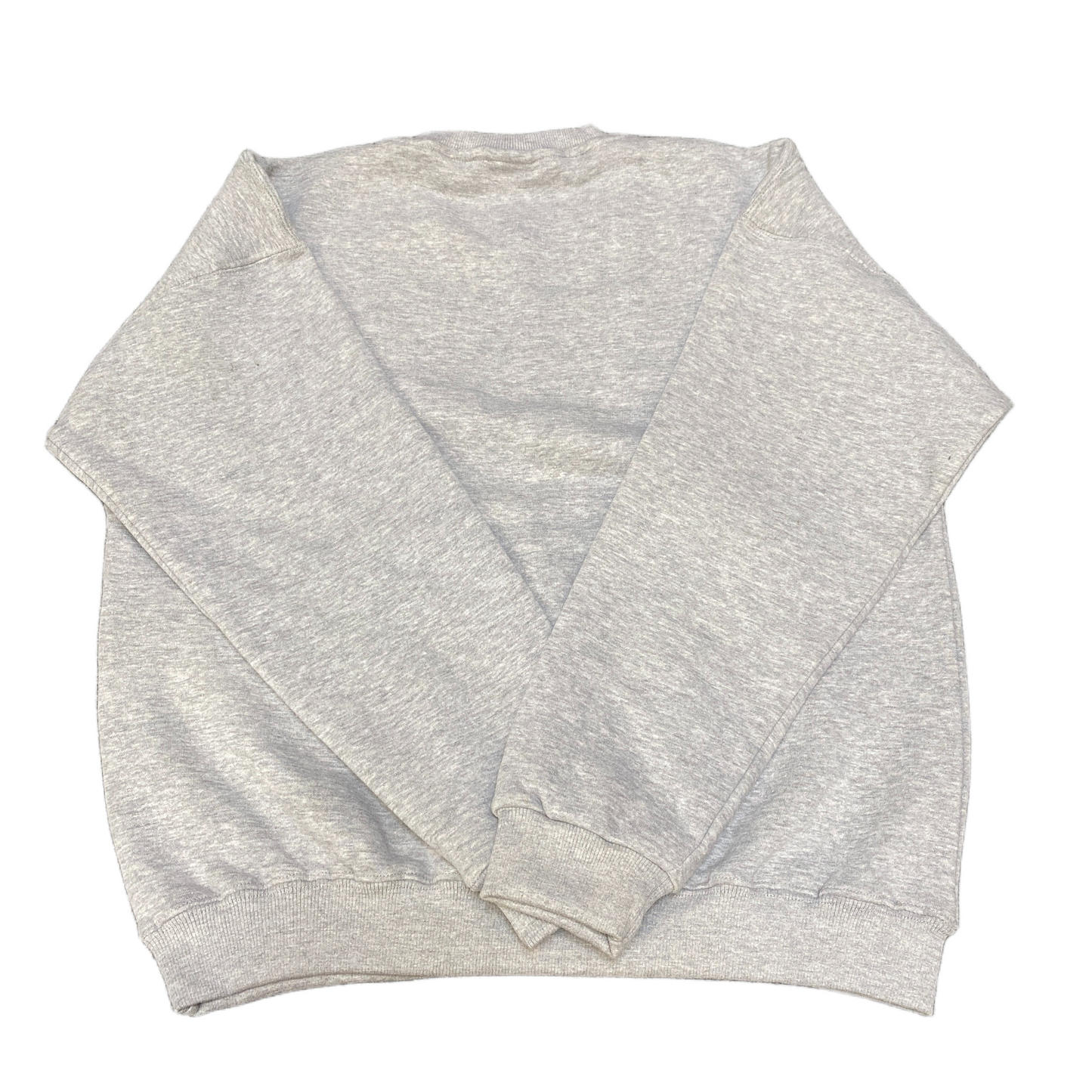 Nike Reworked Sweatshirt Mens Large Grey Embroidered Spellout Logo Vintage Y2K