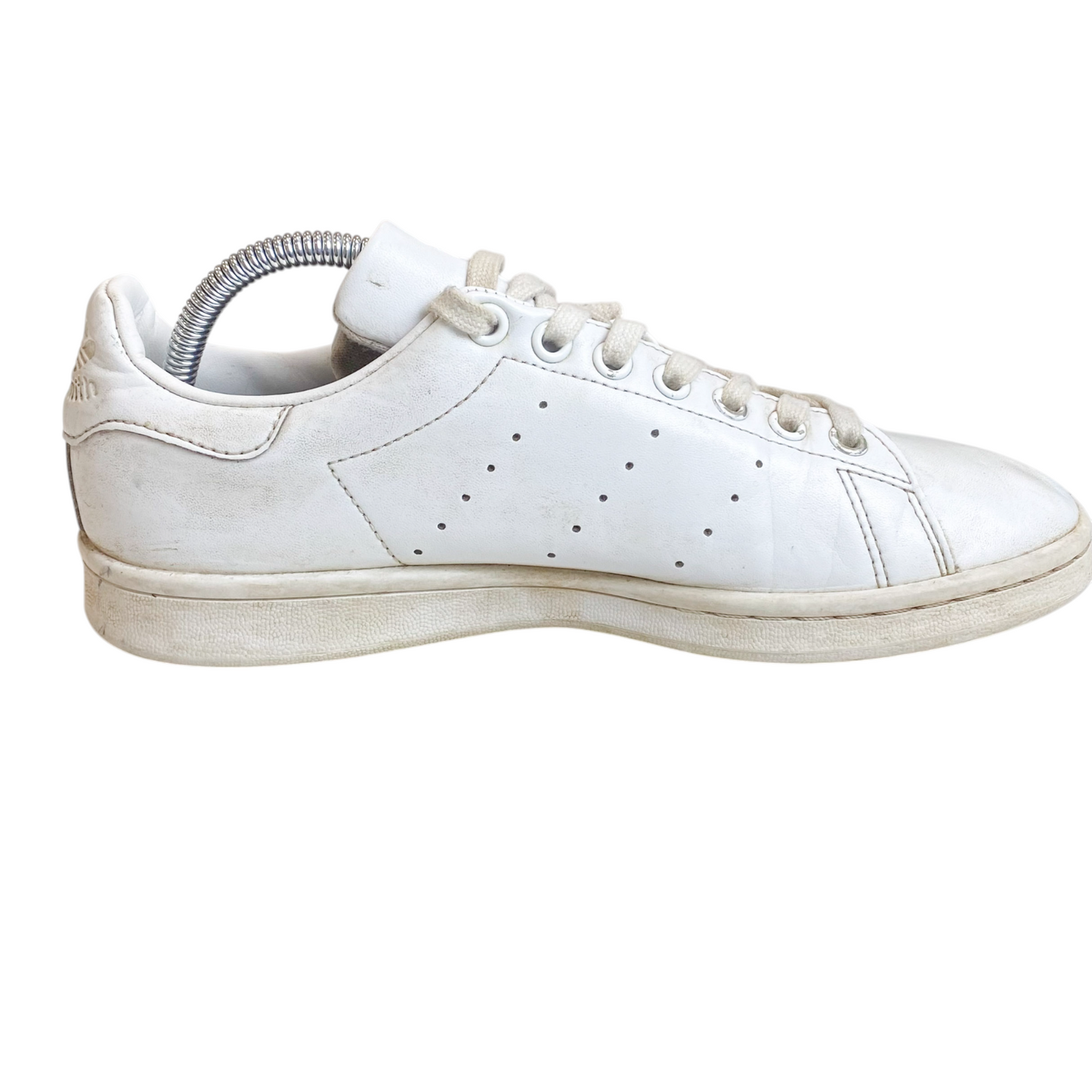 Adidas Stan Smith Athletic Low Sneakers Mens 6 White Pharrell Holi Blue Low Top