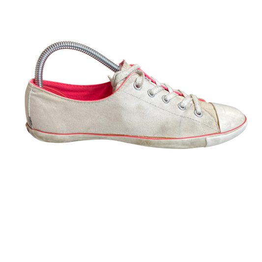 Converse Chuck Taylor All Star Sneakers Women's UK 5 White Canvas Skate Low Top