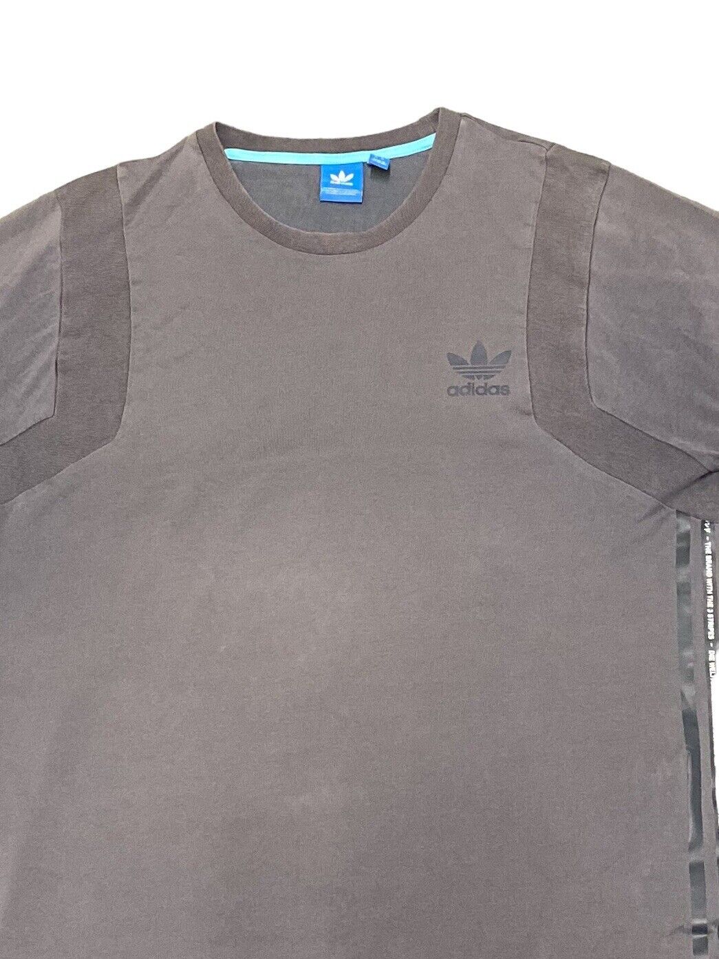 Adidas Originals T-Shirt Grey Mens XL Chest Logo