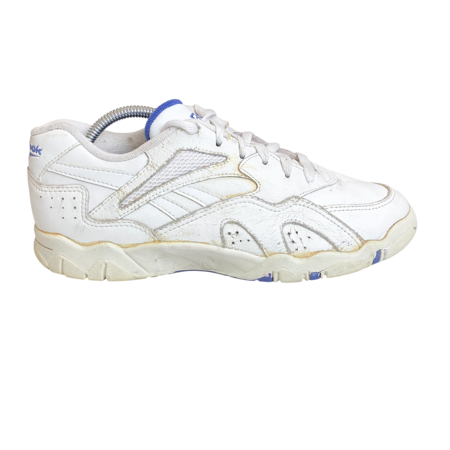 Reebok Aerobics Casual Running Low Sneakers Women's UK 7 White Synthetic Lace Up