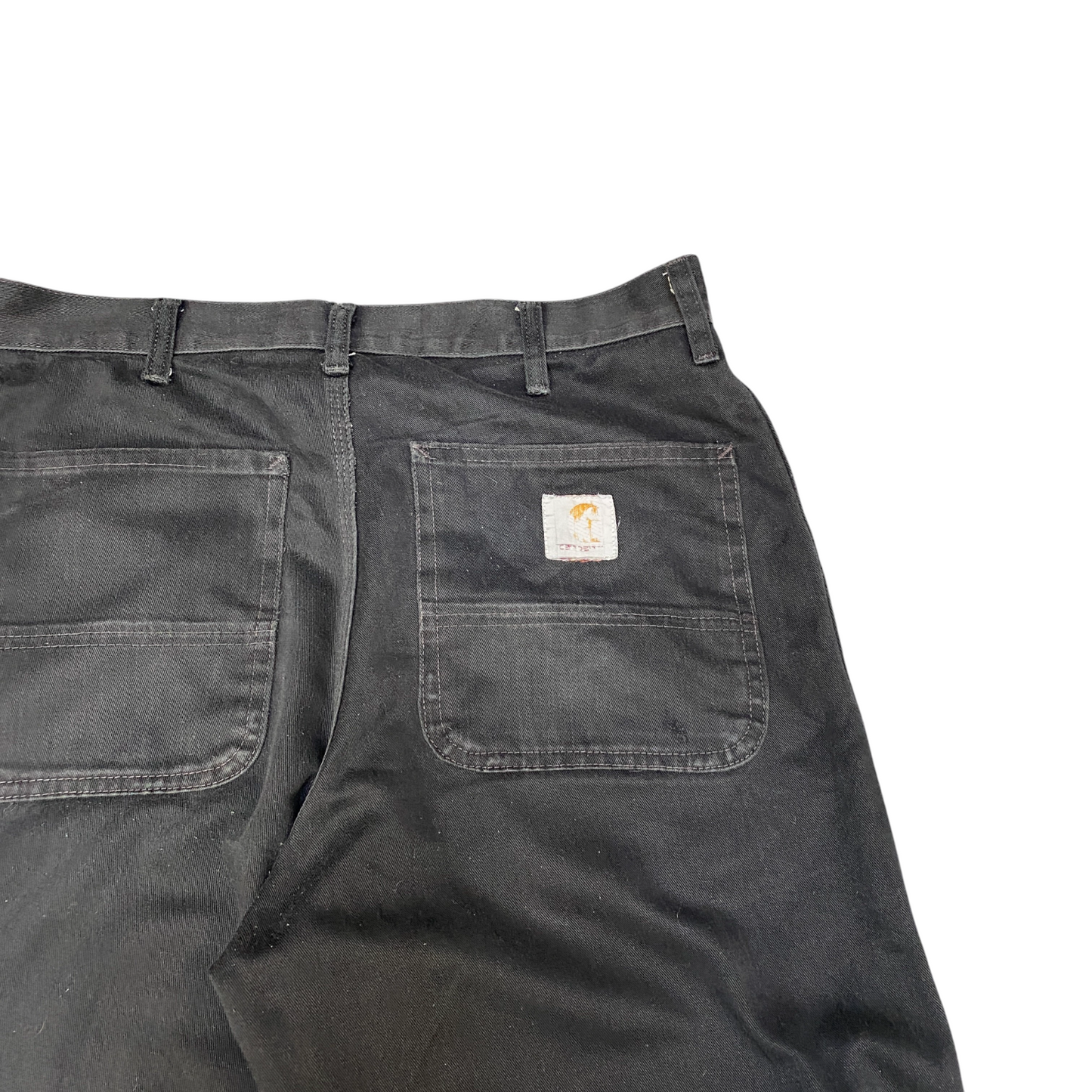 Carhartt Simple Pants Mens Large Black Loose Fit Utility Workwear Straight Leg