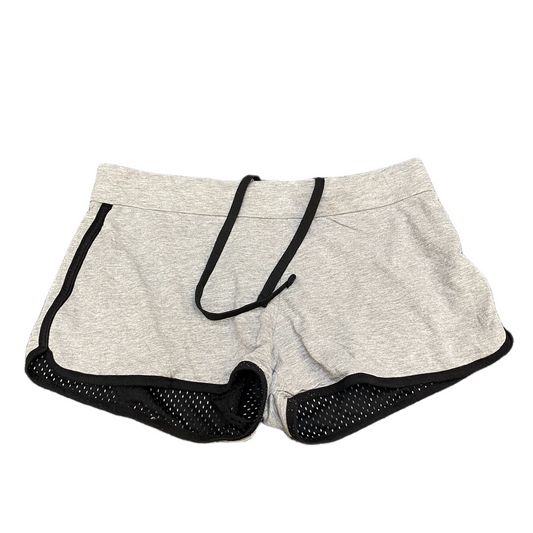 Running Sprinter Shorts Women XL 34" Waist Grey Athletic Gym Stretch Dolphin Hem