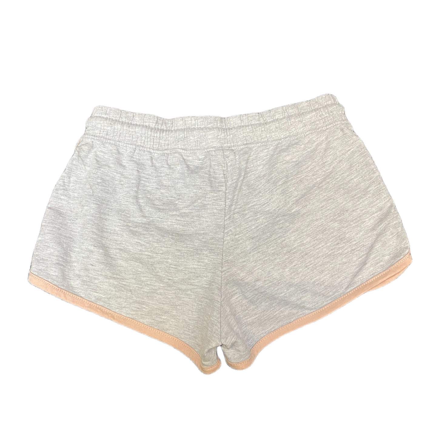 Running Sprinter Shorts Girls M 26" Waist Grey Athletic Gym Workout Dolphin Hem