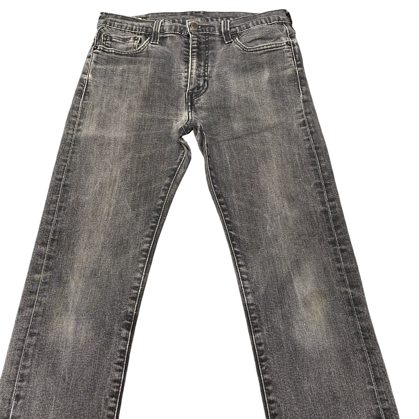 Levi's Jeans Women 30" Waist Grey Denim Red Tab Festival Streetwear Straight Leg