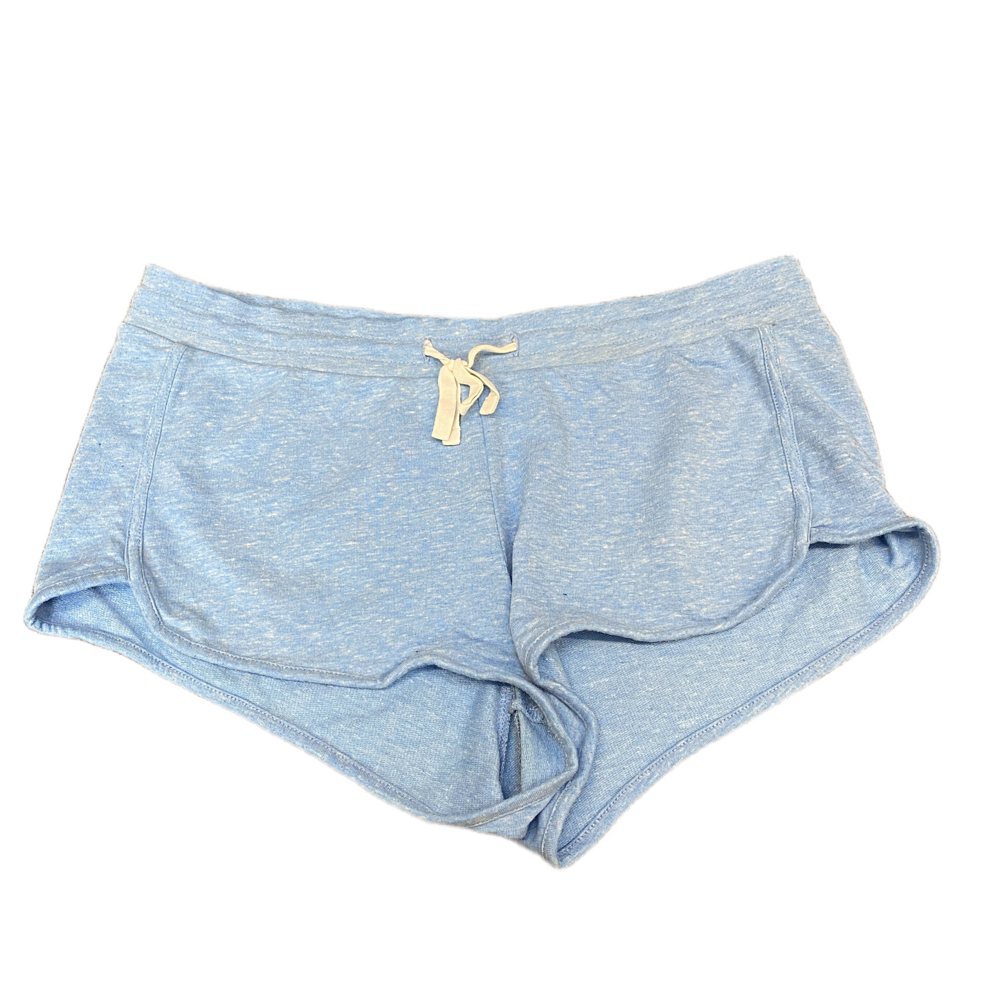 Running Sprinter Shorts Womens M 31" Waist Blue Athletic Workout Gym Dolphin Hem