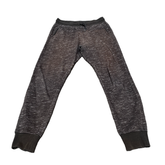H&M Joggers Fits as Mens 28" Waist Grey Heather Fleece Lined Tapered Trousers