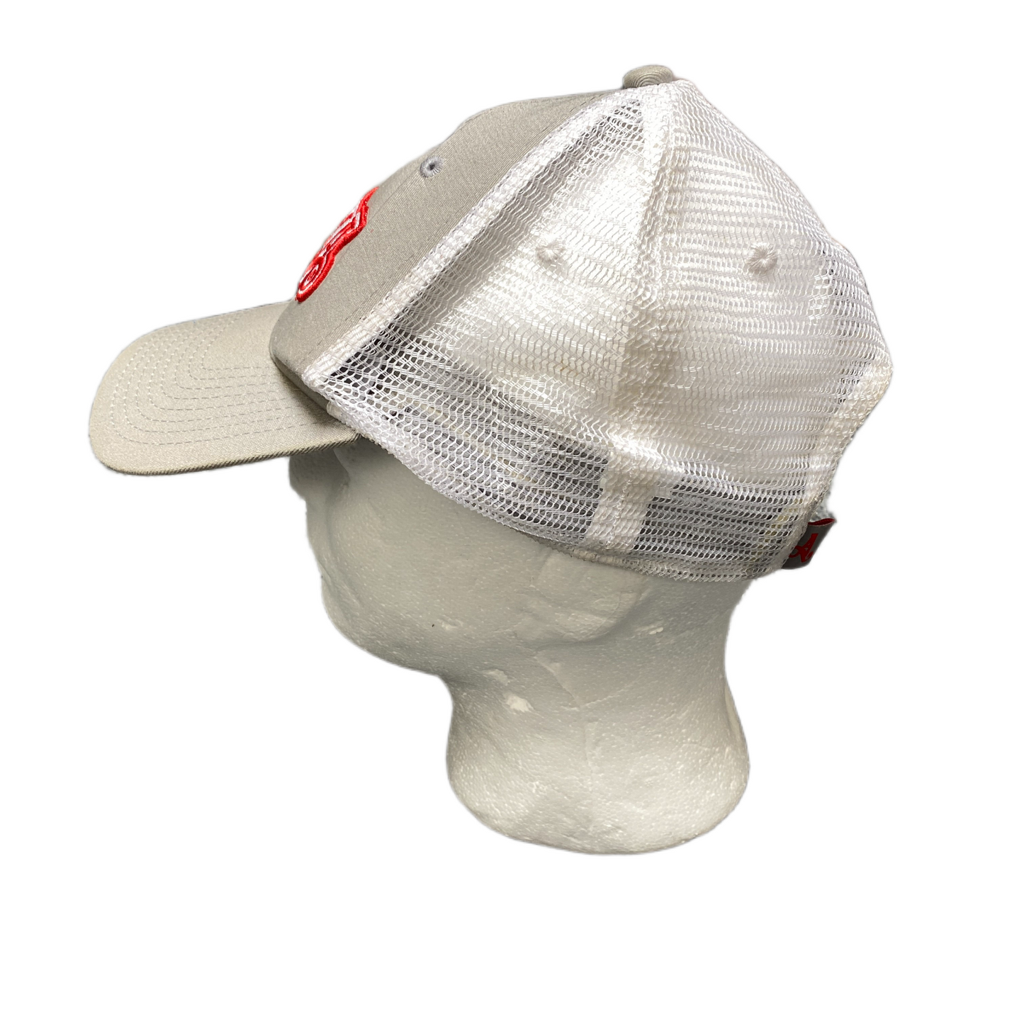 Richards & Southern Trucker Hat Mens Beige Mesh Back Adjustable Embroidered