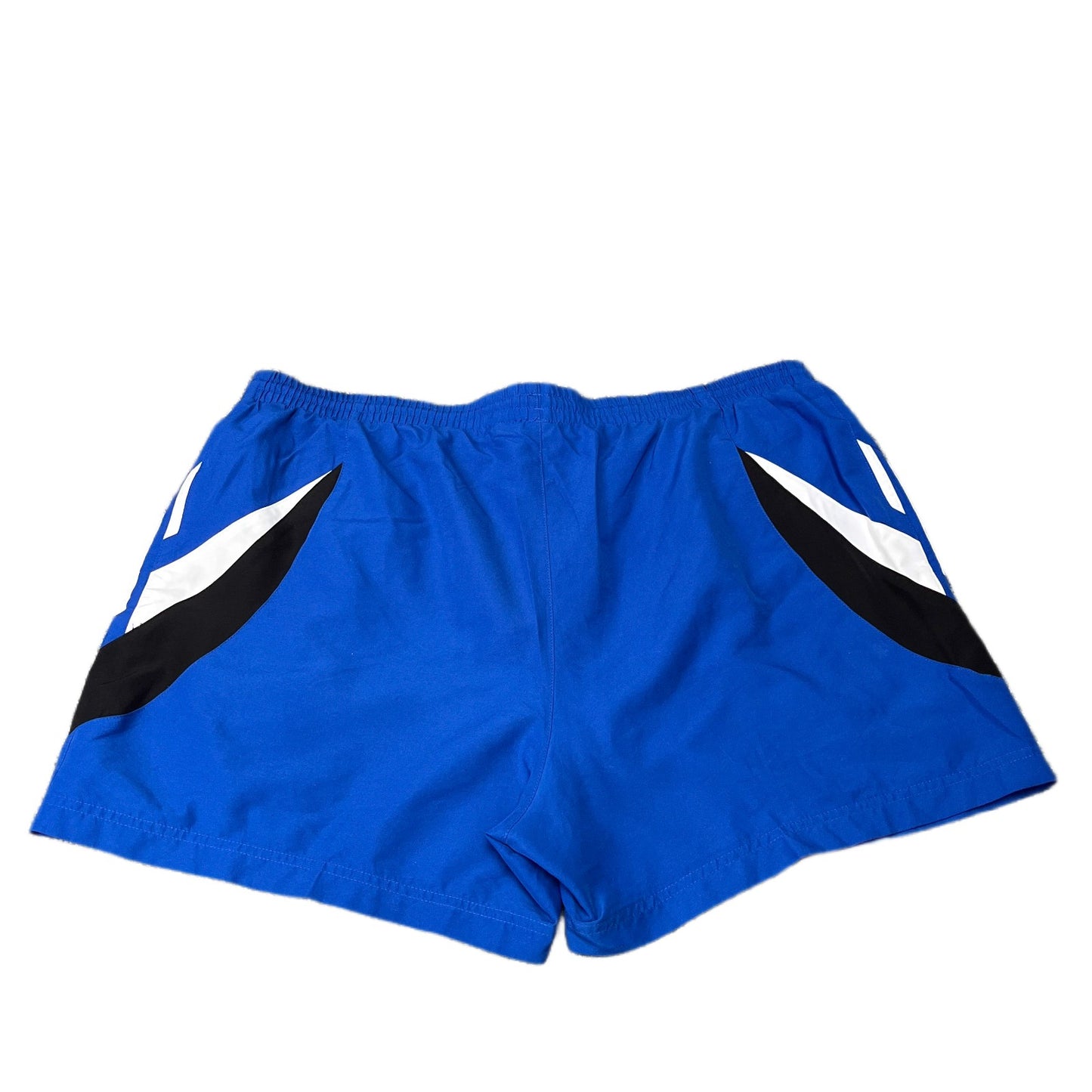 Adidas Swim Shorts Mens XL 39" Waist Blue Retro Athletic Surf Surfing Water Polo