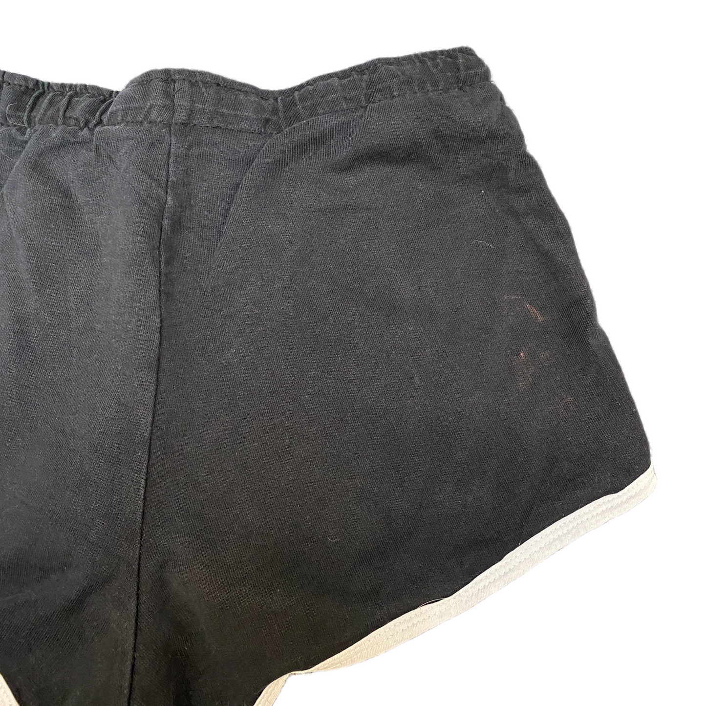 Running Sprinter Shorts Women S 24" Waist Black Athletic Workout Gym Dolphin Hem
