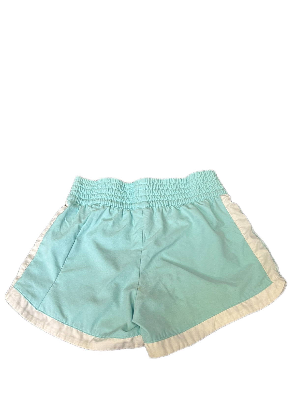 Nike Sportswear Athletic Gym Shorts Fits as Girls S 24" Waist Light Blue Pull On