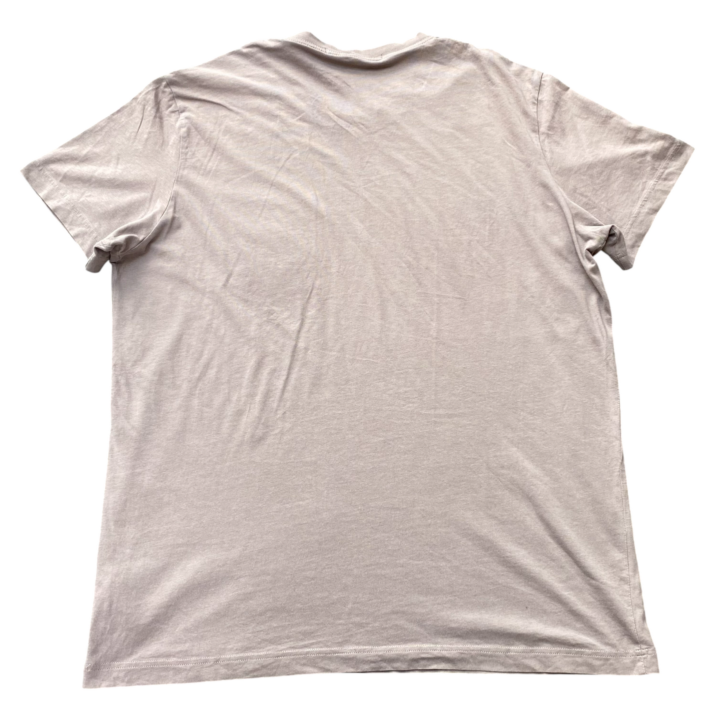 Calvin Klein Jeans T-Shirt Mens XL Brown Perfect Taupe Logo Regular Pocket Tee